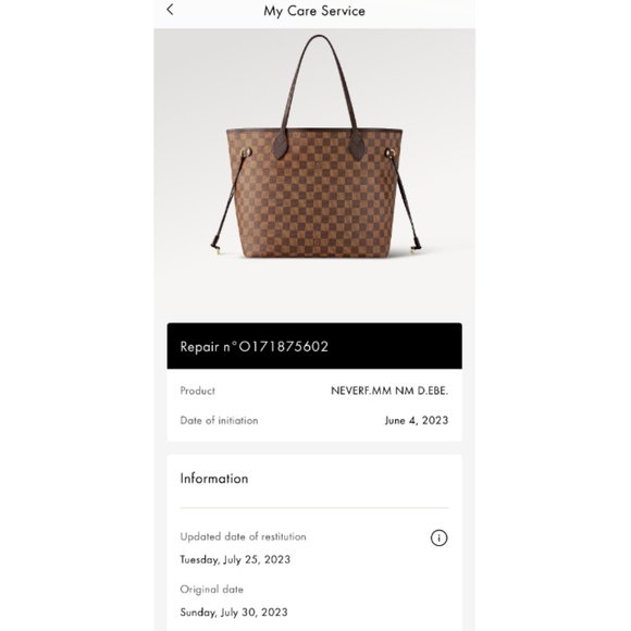 Neverfull MM Damier Ebene - Picture 10 of 12